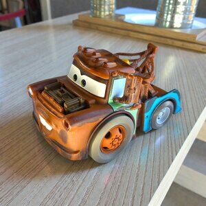 Disney Pixar Cars Toys Vintage Mater Push Along Tow Truck 6"